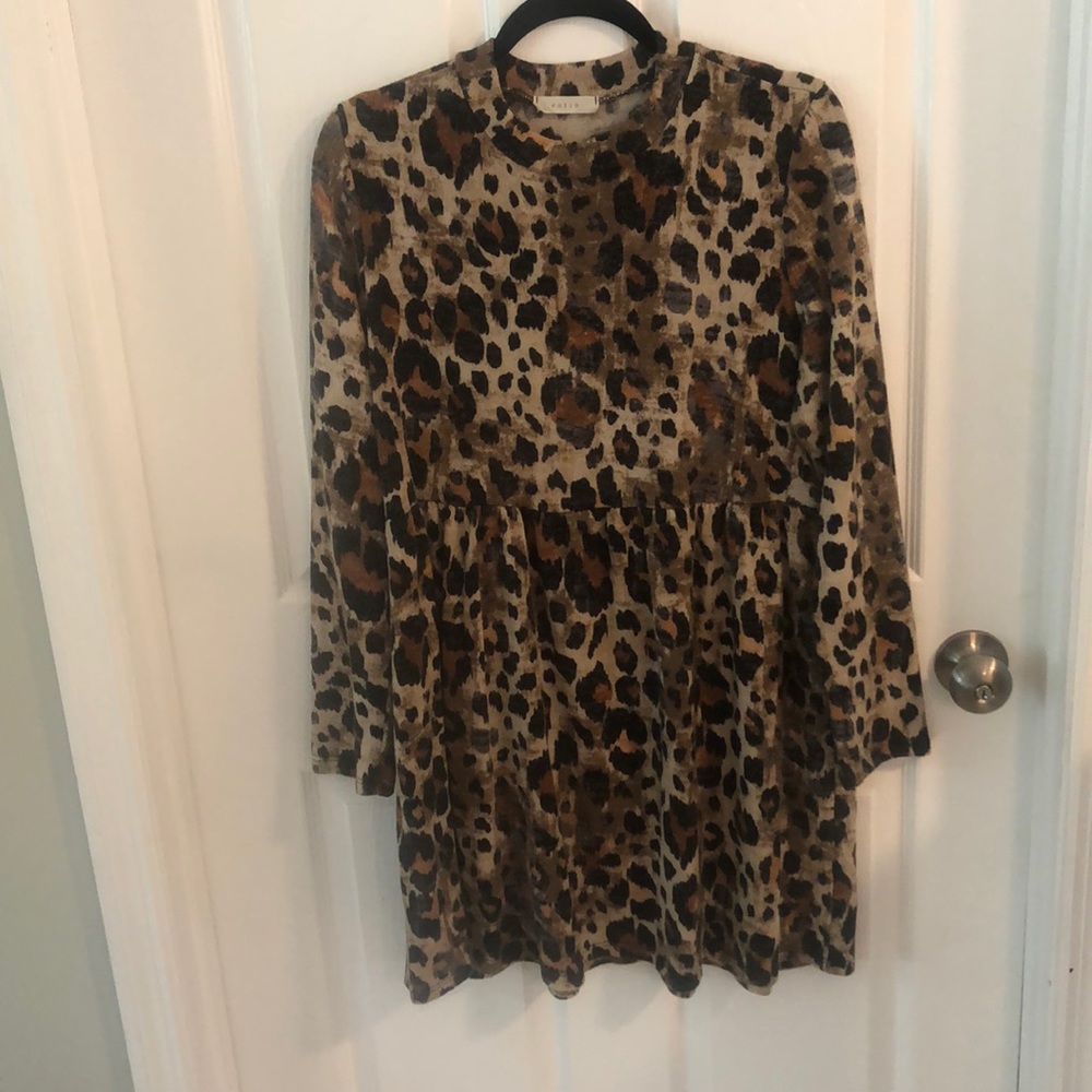 Leopard print dress
